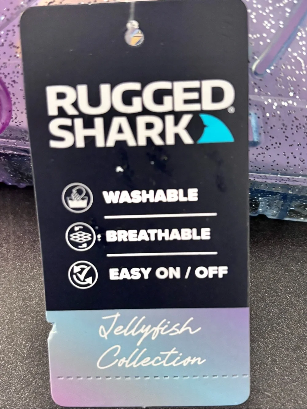 NWT Rugged Shark Jelly Clogs size 3